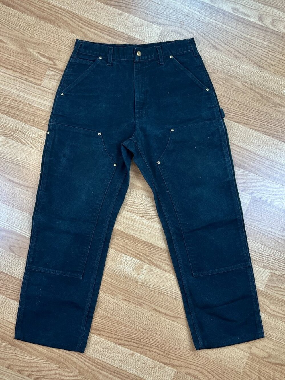 Carhartt Double Knee USA Made Duck Original Fit Pant 32 x 30